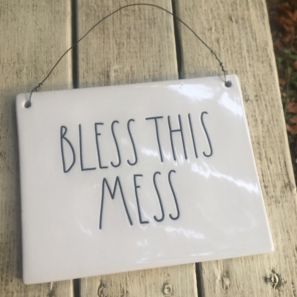 New Rae Dunn “Bless This Mess” Sign